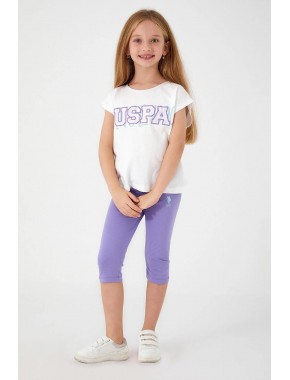 U.S. Polo Assn. Kız Çocuk Kapri Takım