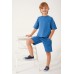 U.S. Polo Assn. The Shape Of The Tiny Petrol Mavisi Erkek Çocuk Bermuda Takım