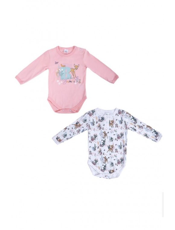 Bambi Lisanslı 2'li Uzun Kol Body 18527
