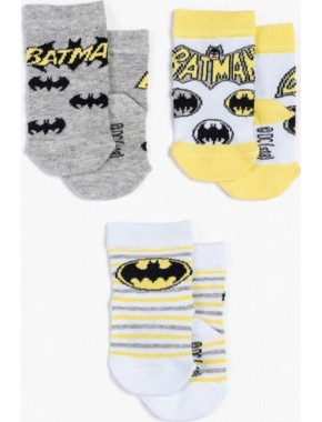 Batman 3'lü Bebek Çorap 12951