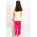 Cute Ice Cream Açık Sarı Kız Çocuk Pijama Takımı RP1779-C