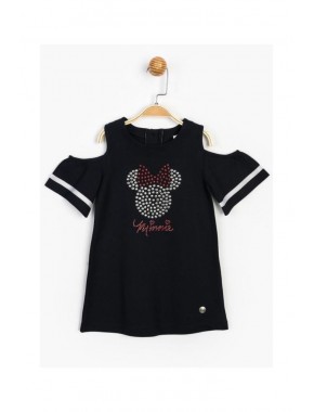 Disney Baby Minnie Mouse Taş Baskılı Kız Çocuk Elbise T20Y15516DSN01