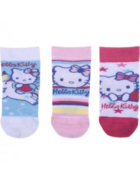 Hello Kitty Bebek 3'lü Çorap 12461
