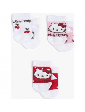 Hello Kitty Bebek 3'lü Çorap 12955
