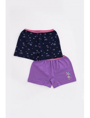 Kız Çocuk 2'li Boxer Set Mi0054