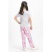 Kız Çocuk Gri Pijama Takımı
