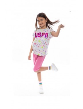 U.S. Polo Assn. Kız Çocuk Kapri Takım