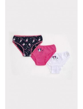 Lisanslı Kız Çocuk 3 Lü Slip Külot Seti
