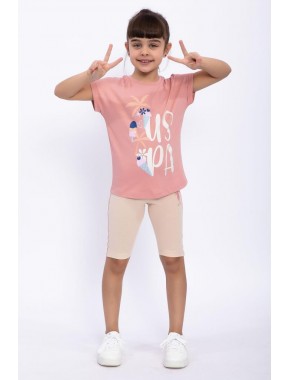 Love Retro Pembe Kız Çocuk Takım