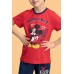 Mickey & Minnie Mouse Lisanslı Kırmızı Erkek Çocuk Kapri Takım D4123-C-V1