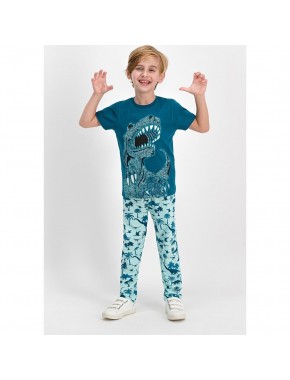 RolyPoly Dinosarius Lacivert Erkek Çocuk Pijama Takımı