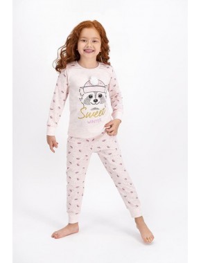 Rolypoly Sweet Winter Pembemelanj Kız Çocuk Pijama Takımı