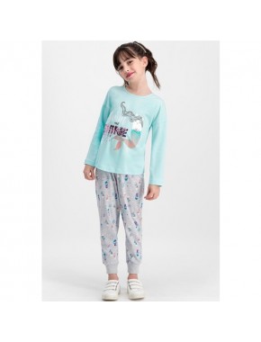 RolyPoly Swim Shine Nil Yeşil Kız Çocuk Pijama Takımı RP1742