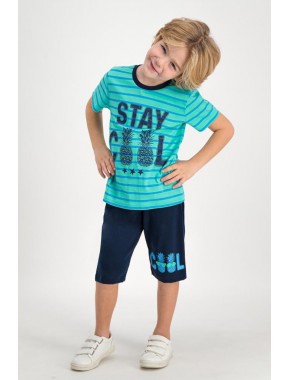 Stay Cool Mint Erkek Çocuk Kapri Takım RP1650-C