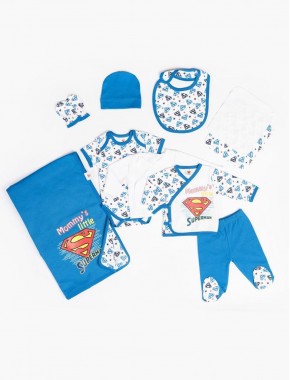 Süperman Erkek Bebek Yeni Doğan Lisanslı Hastane Çıkış Seti T20Y15999DSN01